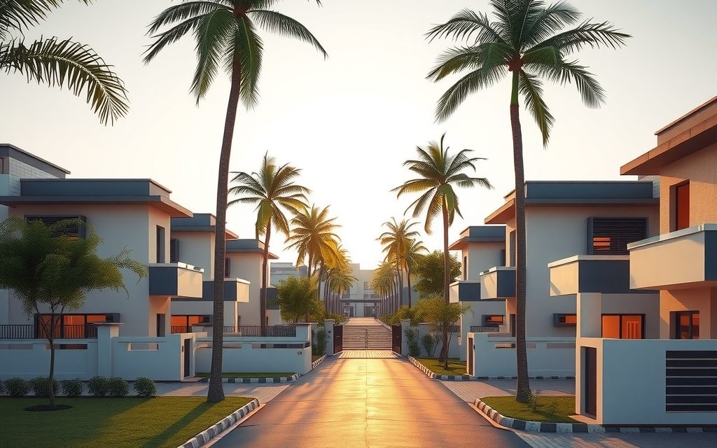 Farm-style villa with mango trees on an approved residential plot near Chevella, Rangareddy district