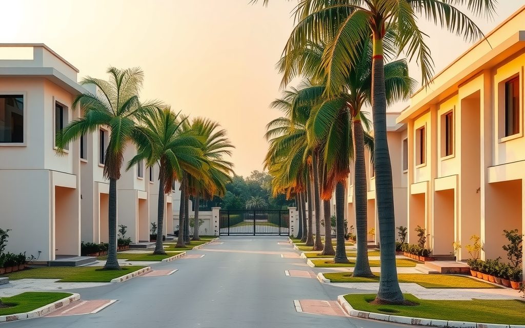 Independent duplex houses in a SUDA-approved layout near the Komati Cheruvu lakefront, Siddipet